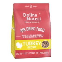 DOLINA NOTECI SUPERFOOD AIR DRIED FOOD Dolina Noteci Superfood Danie z indyka karma suszona dla psa 1 kg